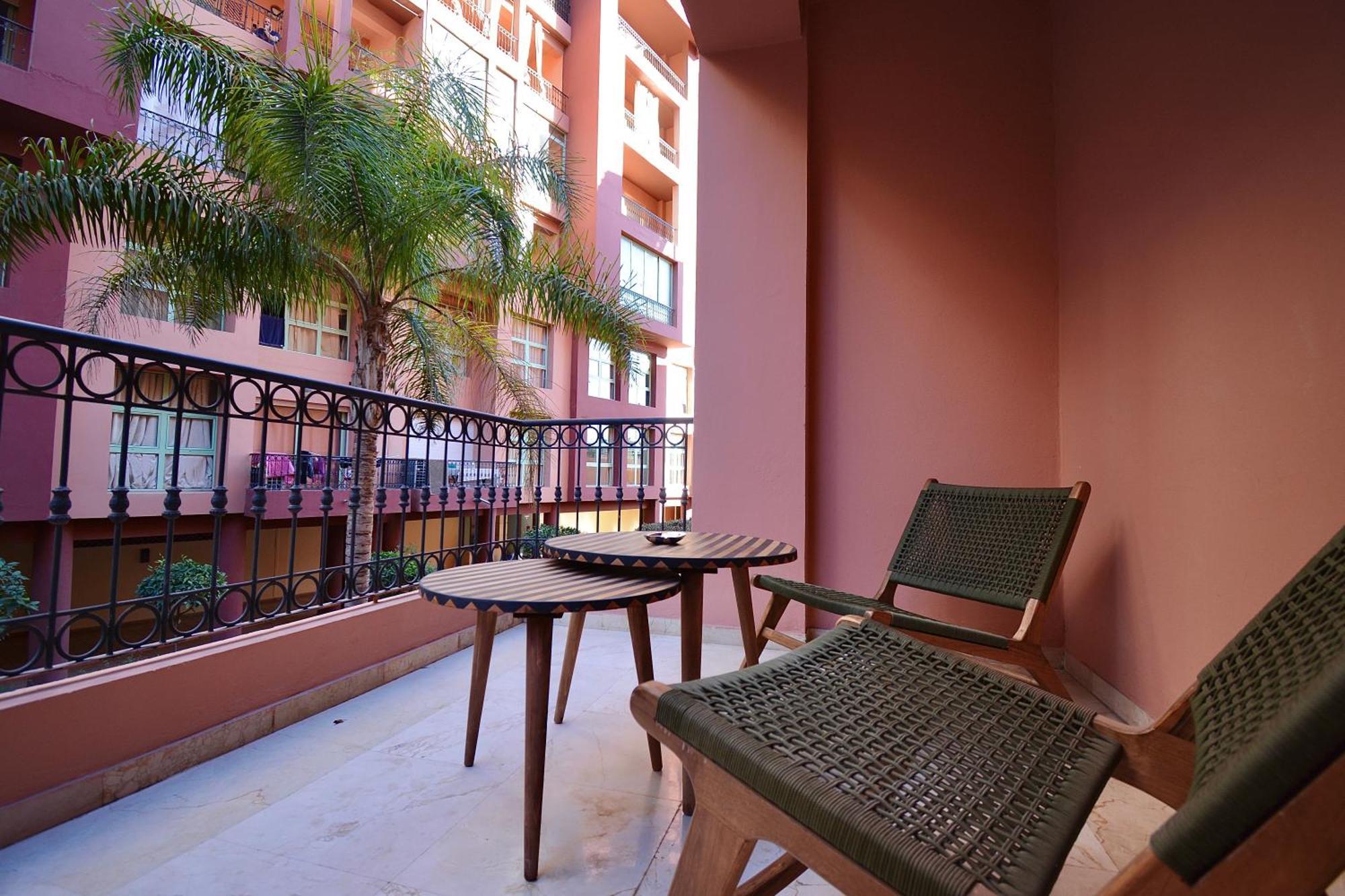 Appartamento M17-le Duplex-balcon-piscine-majorelle